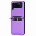thumbnail image 4 of TECH CIRCLE for Samsung Galaxy Z Flip 4 5G  Case, Slim Lightweight Rugged Shockproof Folding Card Slot Case Cover For Samsung Z Flip 4 6.7 inch 2022,Purple, 4 of 6