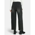 thumbnail image 3 of Madden NYC Women's Straight Leg Skater Jeans, 29" Inseam, Sizes 00-18, 3 of 5