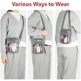 thumbnail image 4 of Clear Bag Stadium Approved, Clear Purse with Adjustable Shoulder Strap for Sports, 4 of 8