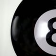 thumbnail image 2 of American Art Decor Eight (8) Ball 15" Dome Metal Sign - Room Decor for Bar, Man Cave, Garage, Game Room & More, 2 of 5