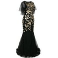 thumbnail image 3 of PrettyGuide Women's Evening Dress 1920s Sequin Mermaid Hem Maxi Long Formal Ball Gown, 3 of 6