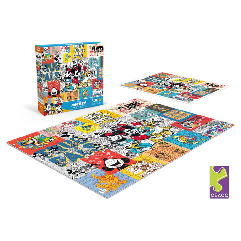 Ceaco 300-Piece Disney Mickey and Friends Interlocking Jigsaw