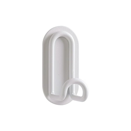 

BKFYDLS Organization and Storage Punch Free Hook Strong Sticky Glue Hook Load Bearing Door Rear Wall Bathroom Kitchen Key No Nail Paste on Clearance
