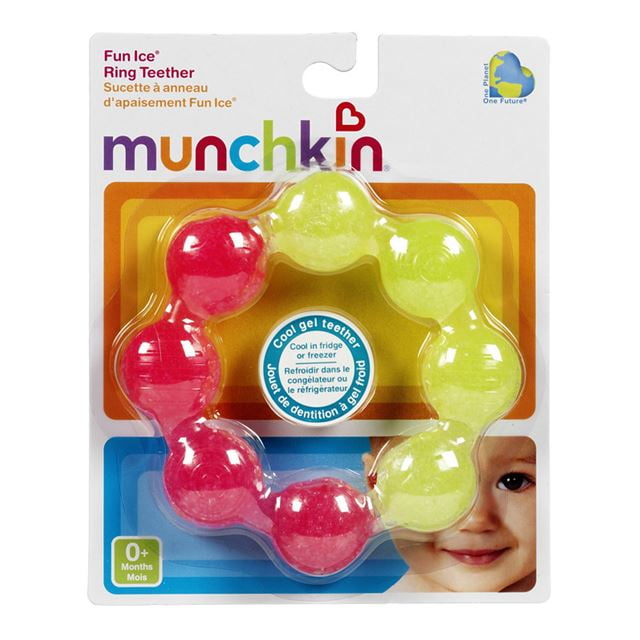 munchkin fun ice ring teether