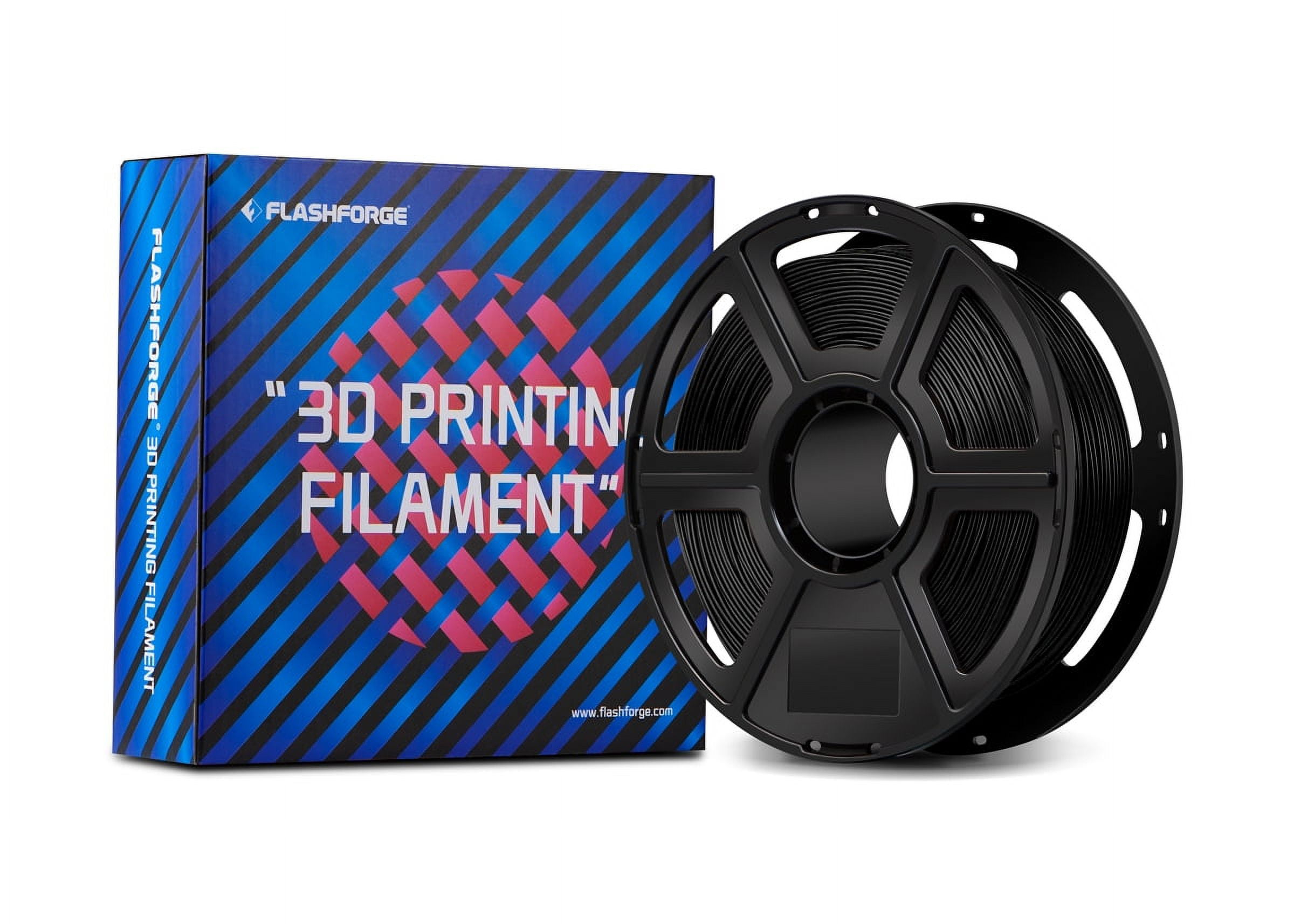 FLASHFORGE ABS FILAMENT - BLACK COLOR - 1.75 MM 1 KG Spool