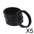 thumbnail image 1 of BELOVING 5x5pcs Microphone Slip Anti-Rolling Protection Mic Silicone Black, 1 of 10
