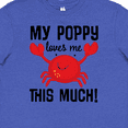 thumbnail image 4 of Inktastic My Poppy Loves Me Grandchild Youth T-Shirt, 4 of 5