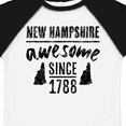 thumbnail image 4 of Inktastic New Hampshire Awesome Since 1788 Boys or Girls Toddler T-Shirt, 4 of 5