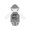 Granite & White w Ears, variant on Grandma Lung Cancer Ribbon Boys or Girls Long Sleeve Baby Bodysuit