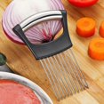 thumbnail image 4 of Onion Slicer Holder Stainless Steel, Vegetable Holder for Slicing, 4 of 5