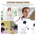 thumbnail image 3 of LOLIPPYY Red Oxford Cloth Portable Fencing Bag with Adjustable Strap for Daily Use and Convenient Storage, 3 of 8