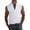 White, variant on hotojiny Men's Linen Henley T-Shirt Sleeveless Half Buttons Casual Beach T-Shirts with Pocket Fashion Travel Muscle Fit Tops