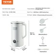 thumbnail image 5 of VEVOR Nut Milk Maker – 8-in-1 Soy Milk Machine with 600ml Capacity, 8-Blade Blender, Timer & Auto Cleaning, 5 of 11