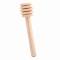 thumbnail image 4 of Juego de 50 tarros de madera para el hogar con forma de cuchara para miel, para dispensar y recoger mermeladas, varilla agitadora de 8 cm, 4 of 14