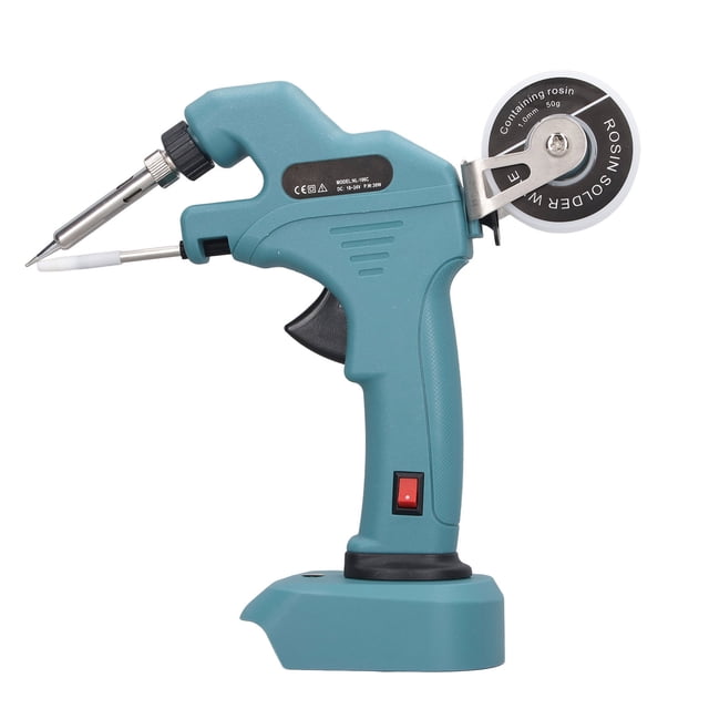 Cordless Soldering Iron 30W Quick Heating Soldering Gun Tool Set Kit with 50g 1.0mm Solder Wire