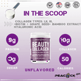 thumbnail image 5 of Peacock Max Beauty Collagen Peptides Powder – 12oz, Hydrolyzed Collagen Peptides Type I & III Protein Powder with Hyaluronic Acid & Grass Fed Collagen, 5 of 6