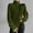 Army Green Tunic Thick Knit Sweater for Women, variant on Olyvenn Womens Tunic Thick Knit Sweater Fashion 2023 Lantern Sleeve Long Sleeve Blouse Vintage Solid Color Tees Turtleneck Fall Tops Slim Fit Casual Breathable and Quick-Dry Pullover White 4