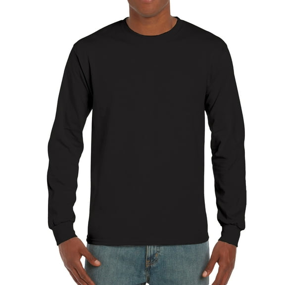 Gildan 2400 Cotton Men Long Sleeve T-Shirts - Classic Men's Ultimate Shirt S M L XL 2XL 3XL Value T-Shirt for Men