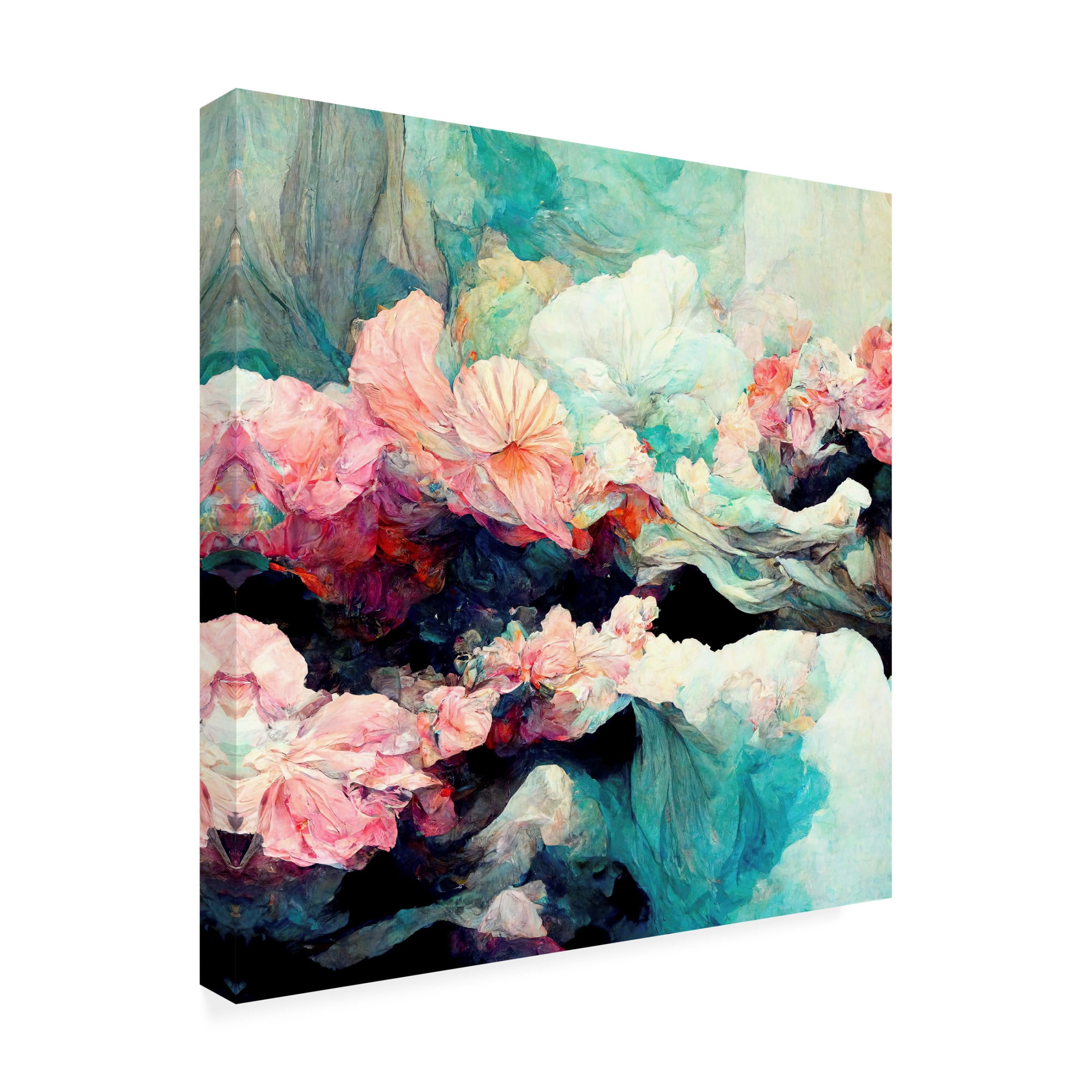 Canvas Wall Art - Sasha 'K Dreams III' Wall Art for Living Room, Bedroom, or Office Décor by Trademark Fine Art - 14 x 14 Inches