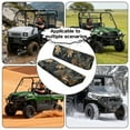 thumbnail image 4 of FKELYI Camo Forest Leaf Print Mule Bench Seat Cover Compatible with Kawasaki Mule 600/610 Anti-Dust Waterproof Seat Protector Cover for Polaris Ranger XP 1000, 4 of 7