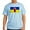 Light Blue, variant on CafePress - Ukrainian Flag With Fist T Shirt - Men's Classic Graphic T-Shirt
