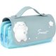 thumbnail image 1 of Large Pencil Case, Large Capacity Pencil Pen Case Multi Compartment Office Stationery Cosmetic Bag Pressure Release Pencil Case, 1 of 5
