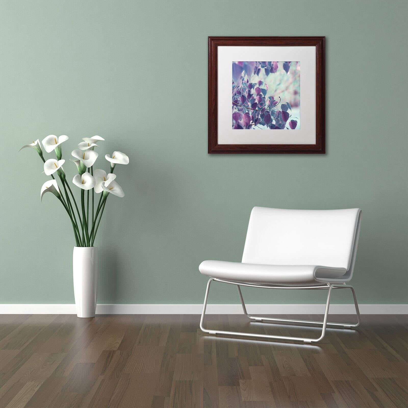 Trademark Fine Art "Summer Thoughts" Canvas Art by Beata Czyzowska Young Black Matte, Black Frame