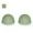 Pastel Green, variant on Eljer Color Replacement Plastic Toilet Bolt Caps - Set of 2 - Biscuit