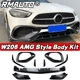 thumbnail image 5 of Juego de 9 piezas de alerón delantero AMG W206 para parachoques delantero, divisor de cuchillas, difusor de Canards, delantal para Mercedes Benz W206 2022+ Kit de carrocería, 5 of 5