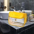 thumbnail image 4 of Travel Toiletry Bag, Make up Organizer, Cosmetic Organizer, Large Opening, Multifunctional Clear Makeup Bags for Traveling Travel Essentials Yellow, 4 of 6