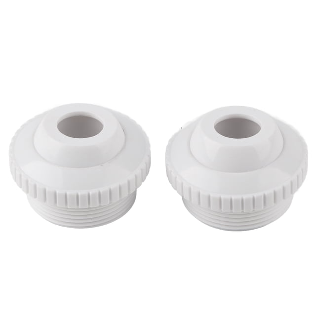 Raccord de Retour de Jet d'Eau, 2 Pcs Filetage Mâle 1.5 Po Buse de Massage de Jet de Piscine Spa Rotative