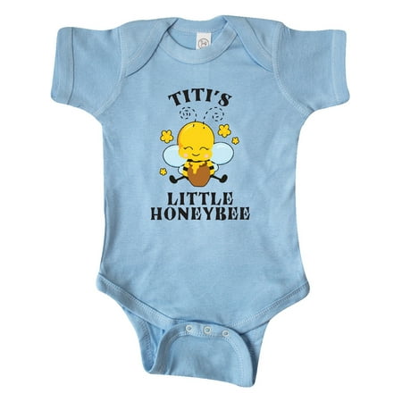 

Inktastic Cute Bee Titi s Little Honeybee with Stars Gift Baby Boy or Baby Girl Bodysuit