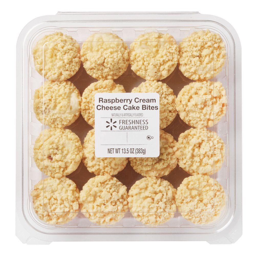Freshness Guaranteed Kosher Raspberry Cream Cheese Cake Bites, 13.5 Oz