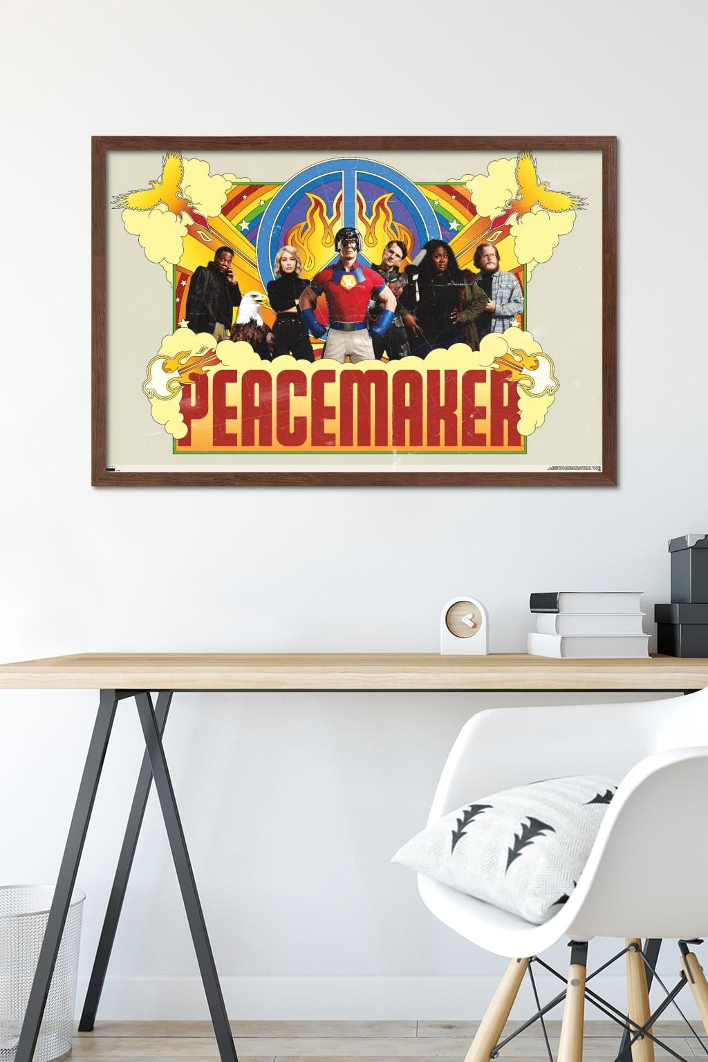 DC Comics TV Peacemaker - Group Wall Poster, 22.375" x 34" Framed