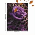 thumbnail image 3 of UXIEQU Leopard Rose Floral Canvas Wall Art Print 15.75x11.81 Inches, 3 of 8