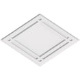 thumbnail image 1 of Ekena Millwork CMP28X18DD 18,62 x 28 Pouces Rectangle Diamant Architectural Grade Médaillon de Plafond Contemporain PVC, 1 of 1