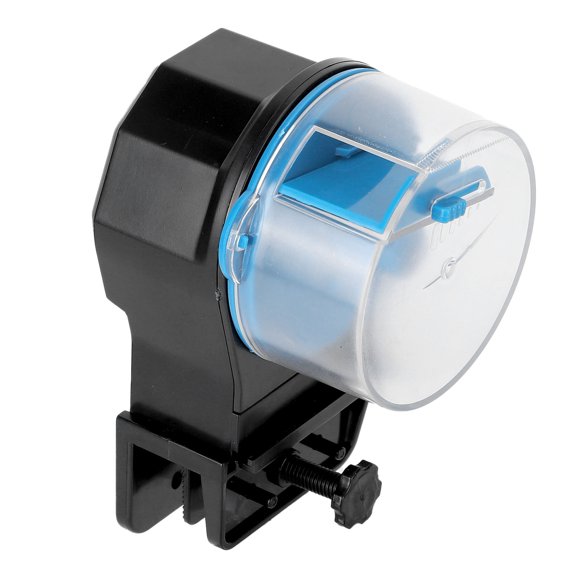 Automatic Fish Feeder, Battery Powered Auto Fish Food Dispenser for Dry, Granular, and Flake Fish Food with Unique Design for Different Sizes Aquarium