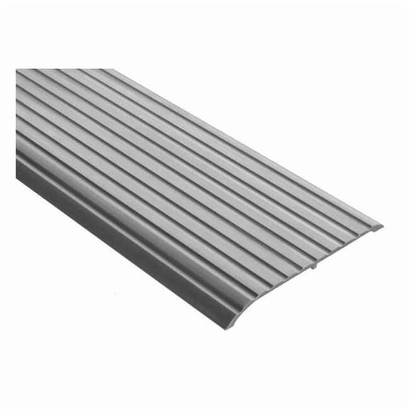 National Guard Threshold,Fluted Top,3 ft.,Aluminum Mill 653-36