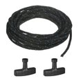 thumbnail image 1 of Cuerda de arranque de retroceso Uxcell 5mm 10m Cuerda de nylon con manijas Negro Azul, Negro, 1 of 7
