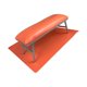 thumbnail image 1 of Soporte para reposamanos de uñas, soporte de mano para decoración de uñas con tapete, soporte de mano de escritorio para uñas para el hogar, técnicos Naranja, 1 of 8