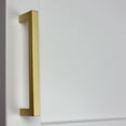 thumbnail image 4 of GlideRite 5 in. Center Solid Square Bar Cabinet Pulls, Satin Gold, Pack of 25, 4 of 4