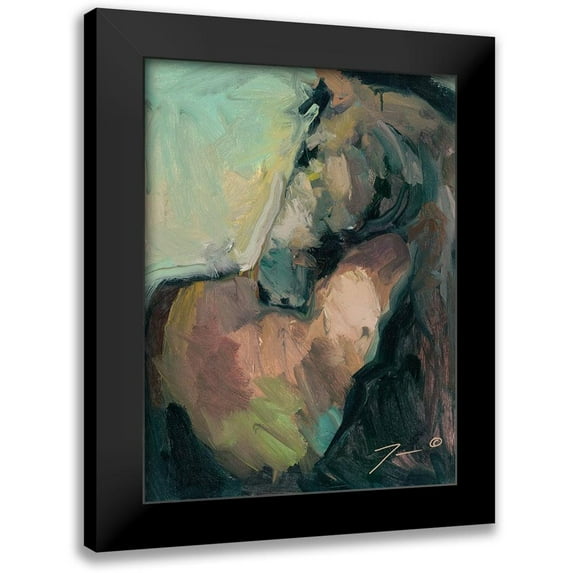 Trujillo, Jose 12x14 Black Modern Framed Museum Art Print Titled - Majestic