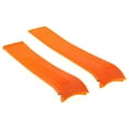 thumbnail image 2 of 20MM RUBBER WATCH BAND STRAP FOR TAG HEUER CARRERA CV2010 CALIBRE WATCH ORANGE, 2 of 2