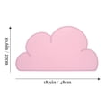 thumbnail image 2 of HINTRMENT Tapis d'Alimentation Résistant à l'Usure Tapis pour Nourriture d'Animaux Rose Rectangulaire 1Pcs, 2 of 6