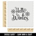 thumbnail image 2 of Hello Winter Snowflakes DIY Cookie Wall Craft Stencil - 7.0 Inch, 2 of 5