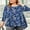 A-Navy12-8028, variant on LARACE Women's Plus Size Casual Long Loose Fit 3/4 Sleeve Swing Tunic Shirt Top A-Navy12 3X