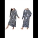 thumbnail image 2 of Camisón de Larga para Mujer, Estampado, Camiseta, Vestido de Dormir Mariposa Azul 4XL, 2 of 6