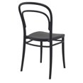 thumbnail image 3 of Siesta Exclusive ISP251-BLA Chaise d'Extérieur en Résine Marie Noire - Ensemble de 2, 3 of 7