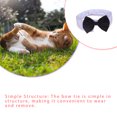 thumbnail image 4 of sweethay Cuello para mascotas Pajarita Collares para perros Accesorios de aseo Collar para perros y gatos Negro L Type3 NO3 sweethay PT003785-05, 4 of 6