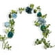 thumbnail image 2 of Guirnalda de rosas artificiales de 2 metros de largo con hojas para decoración de pared, arco, camino de mesa, decoración del hogar, diseño realista, 2 of 6